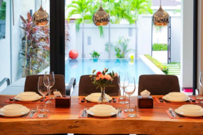 Serenity lux Pool Villa in Jomtien 5 Mins to Beach 迷人热带五卧室泳池别墅 5分钟到达中天海滩